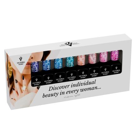 Kit Gel Polish Color Cat Eye 392-399 8ml